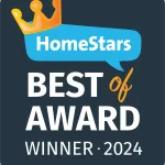HomeStars Best of Award Winner 2024 badge